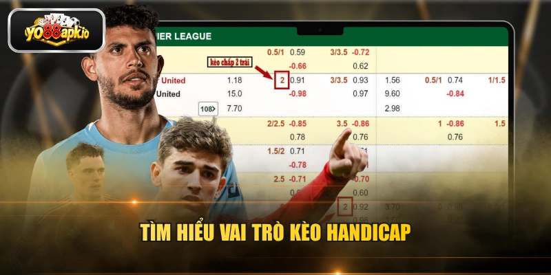 Tìm hiểu vai trò kèo Handicap